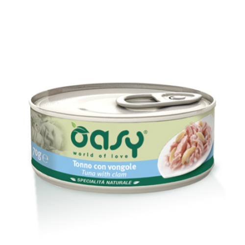 Oasy Specialità Naturale Tonno con Vongole 70gr Oasy Specialità Naturale Tonno con Vongole 70gr